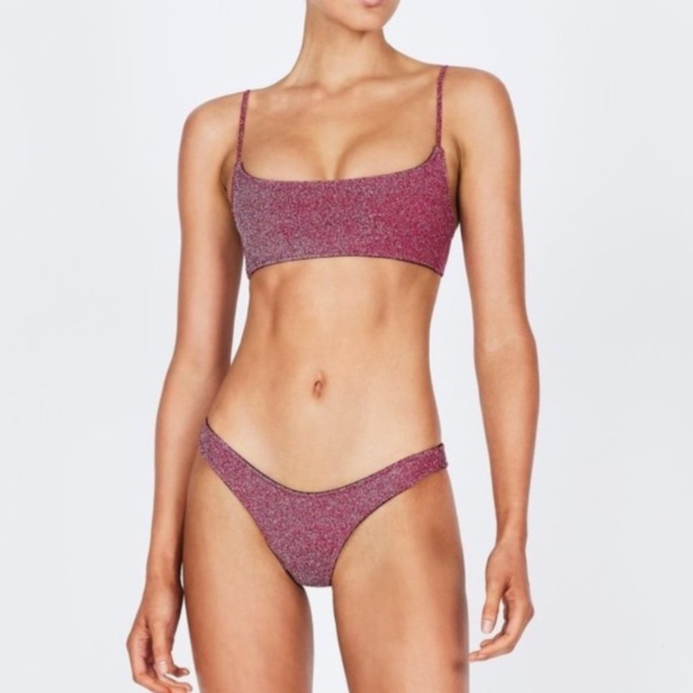 Triangl "Mica" Bikini in Grape Sparkle